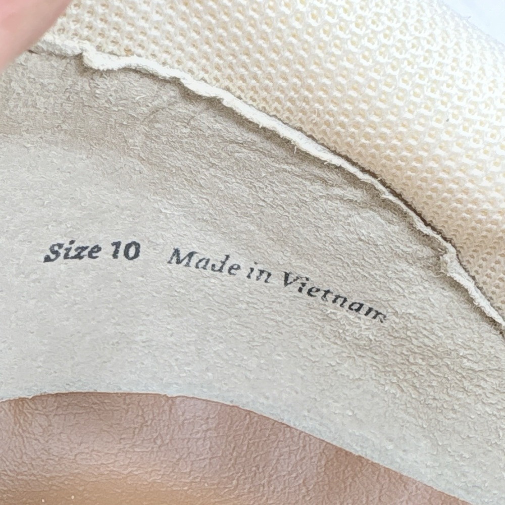 Dolce Vita Dolen Sneaker Womens Size 10 Tan And Cream - Picture 8 of 9
